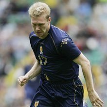 Гарри О'Коннор в форме сборной Шотландии (©Getty Images)