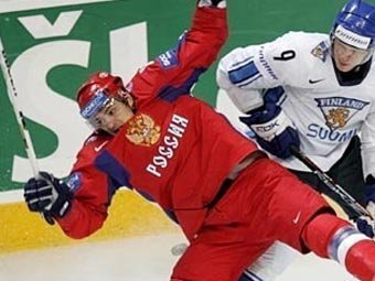 Максим Кондратьев (на переднем плане) на чемпионате мира - 2007. Фото AFP