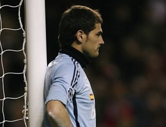 CL: Iker Casillas, Liverpool v Real Madrid (PA)